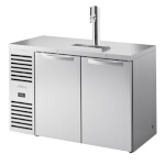 True TDR52-RISZ1-L-S-SS-1 - Draft Bar Cooler, two-section, 52